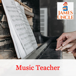 Music teacher Mr. Subhajit Chatterjee in Duillya